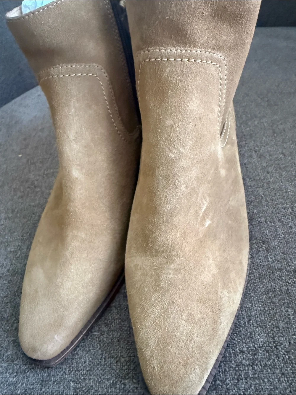 Cole Haan Women's Suede Ankle Boot in Tan